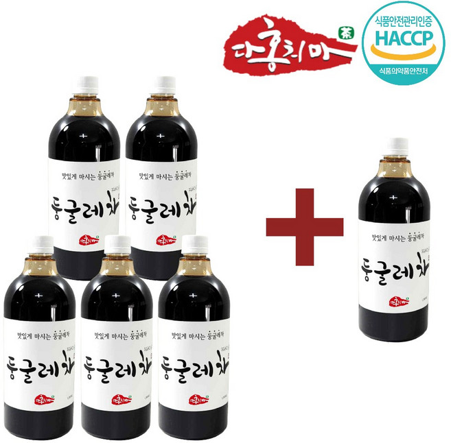 다홍치마 둥굴레차 원액 진액 농축액 둥굴레원액 펌프 6개증정 HACCP인증 업소용, 6개, 1개입, 1L