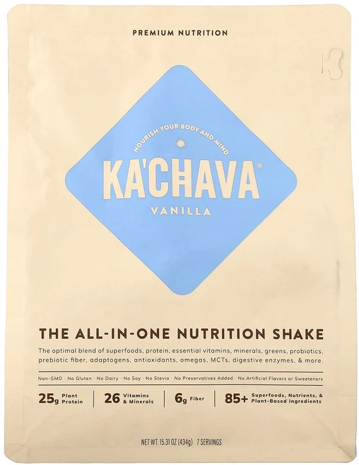 KaChava 카차바 올인원 뉴트리션 바닐라 1.531oz 434g 파우더 건강보조식품 영양제, KaChava 카차바 올인원 뉴트리션 바닐라 1.531, 1개 - 쿠팡