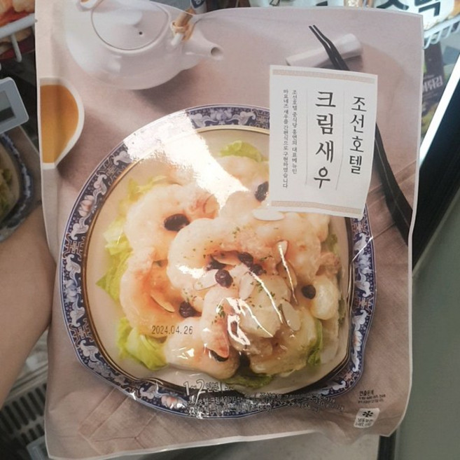 피코크 조선호텔 크림새우, 380g, 1개