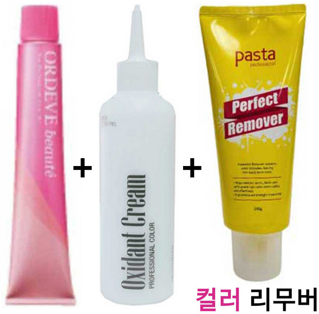 밀본 올디브 보떼 새치커버 패션 컬러 염색약 80g + 피엘산화제 120ml + 파스타 퍼펙트 리무버 200g, 1개, 뉴트럴 브라운b8-NB