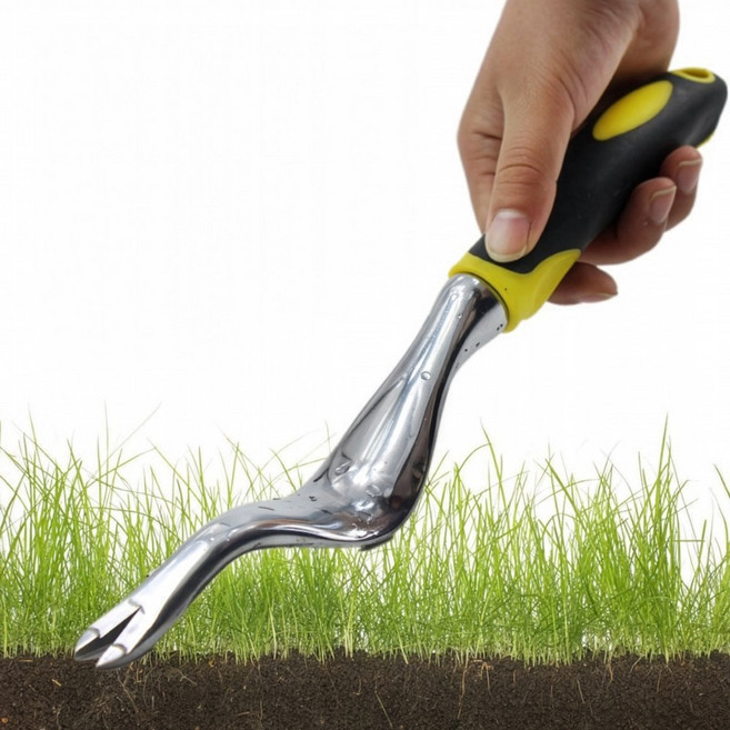 피스카스 잡초제거기 텃밭관리 잡초뿌리뽑기 김매기도구, 1개