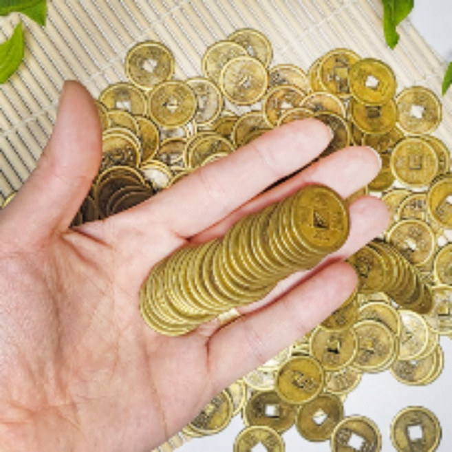 전통 상평통보 엽전 옛날 동전 민속 놀이 인테리어 장식, 상세페이지 참조