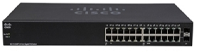시스코 (cisco) SG110-24HP-EU (CBS110-24PP)24포트 스위칭허브, 1개