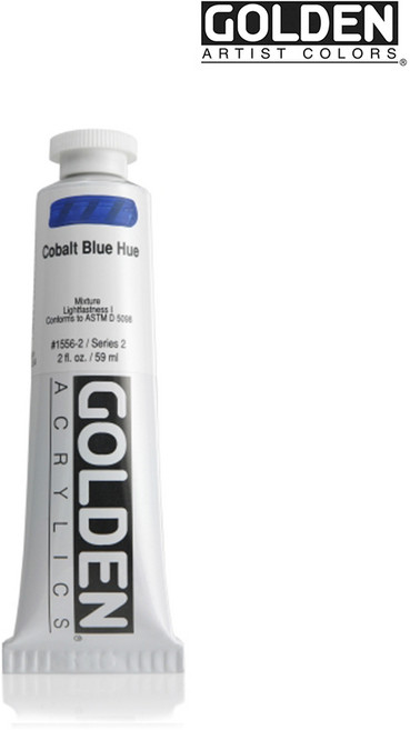 골든 아크릴물감 헤비바디 60ml S2 Cobalt Blue Hue