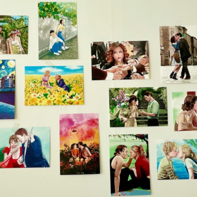 인생 영화 일러스트 감성 엽서 시리즈 by 엘렌 테리, 42. 타이타닉