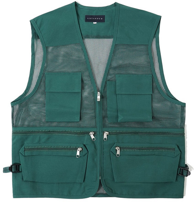 언탭트 남녀공용 수납왕 망사 조끼