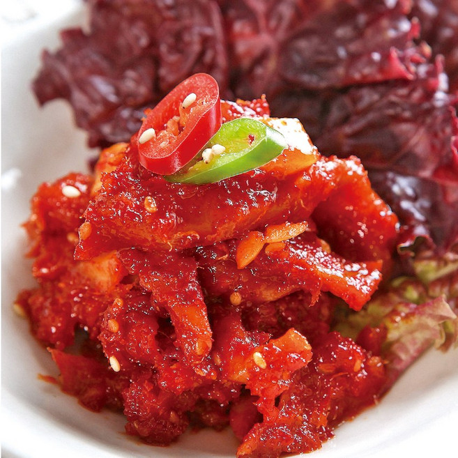 해송 신선한 젓갈 맛있는 명태초식해, 1박스, 500g