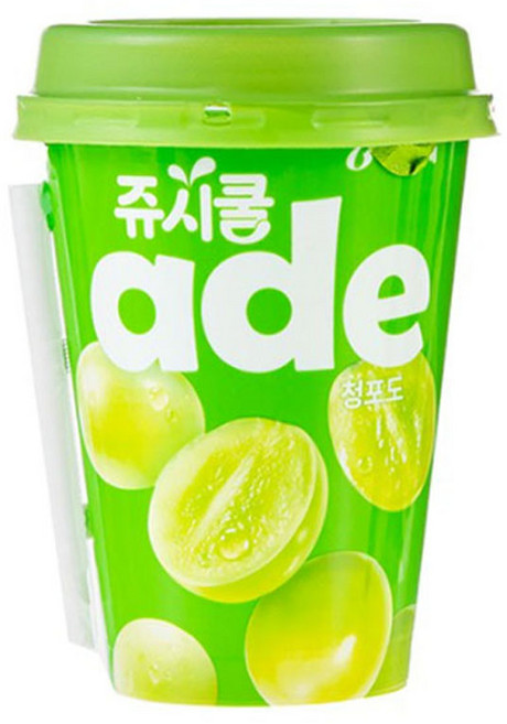 빙그레 쥬시쿨에이드 청포도에이드 250mlx10컵, 10개, 250ml