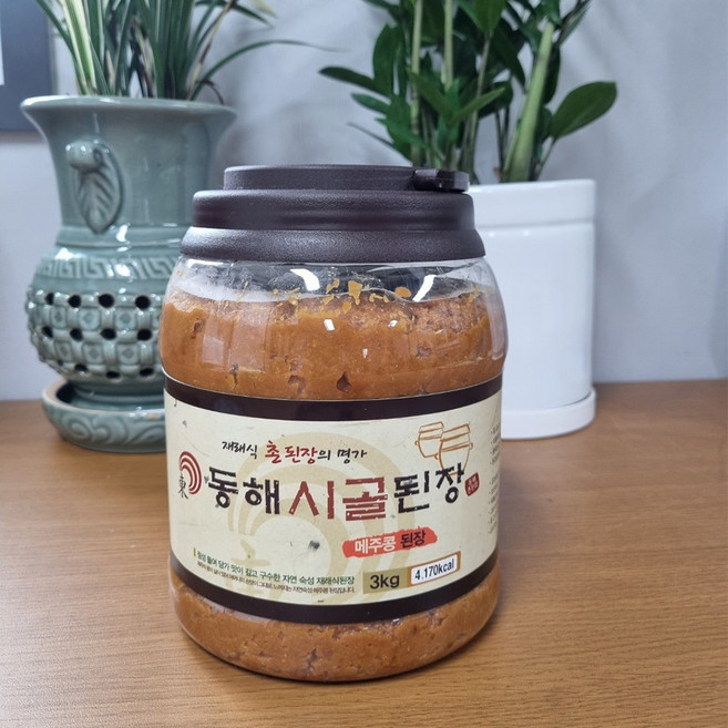 자연발효 동해촌(시골) 된장, 1개, 3kg
