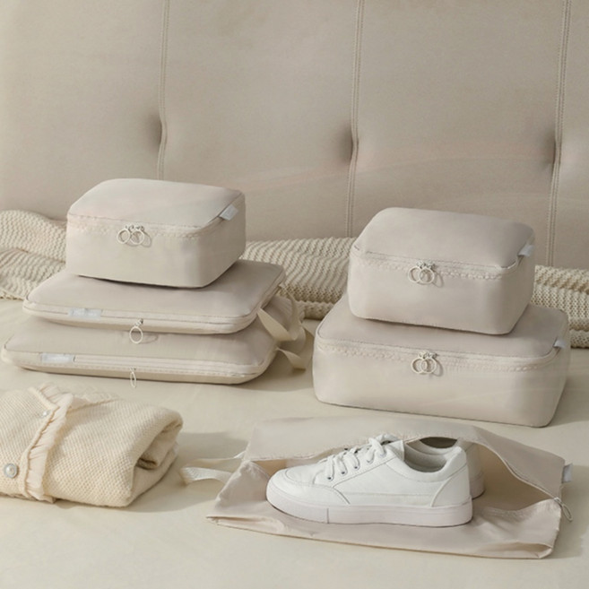 나젤나 여행용 압축 파우치 캐리어 정리백 6종 세트