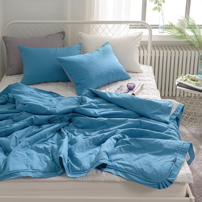 국산 프레쉬 듀라론 고밀도 60수 순면 냉감이불 부드럽고 시원한 여름이불 SS / KK