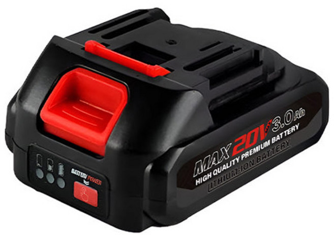 한길 슬림 배터리 20V 3.0ah 리튬이온 배터리 밧데리 주피터 킹 18V 호환, 1개