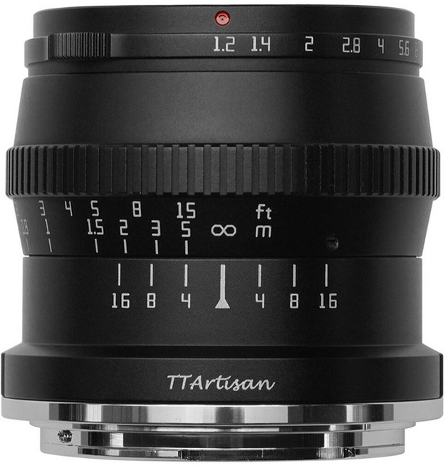 티티아티산 50mm F1.2 캐논 RF마운트 APS-C 렌즈 블랙