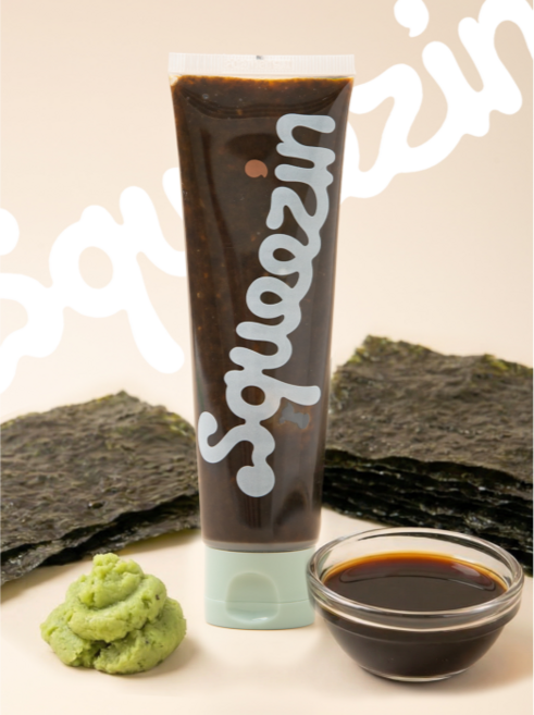 헤나미 짜먹는 튜브형 김와사비 김 와사비 소스, 1개, 100g