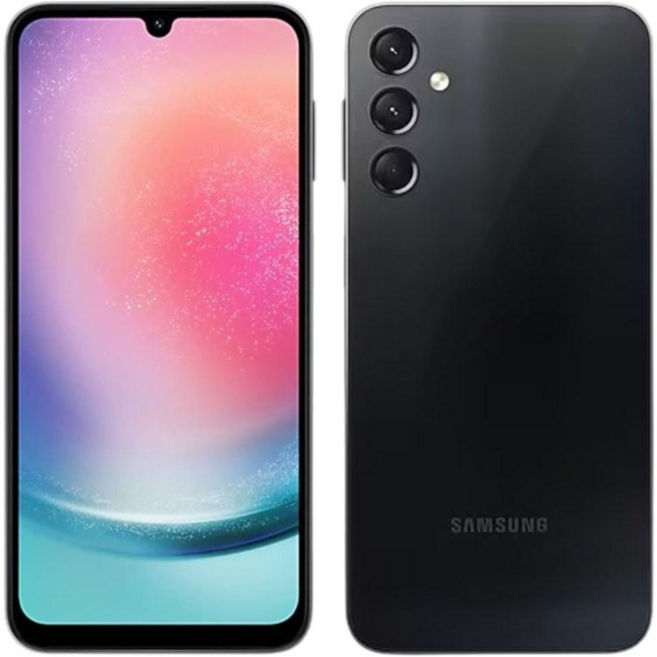 삼성 갤럭시 A24 중고 공기계 알뜰폰 핸드폰, 128GB, 1.블랙_S급