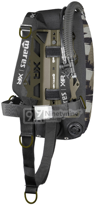 마레스 텍티컬 그린 싱글 백 마운트 세트