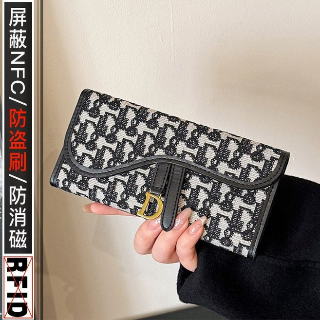 女款短款折疊皮夾 多卡位 簡約輕奢