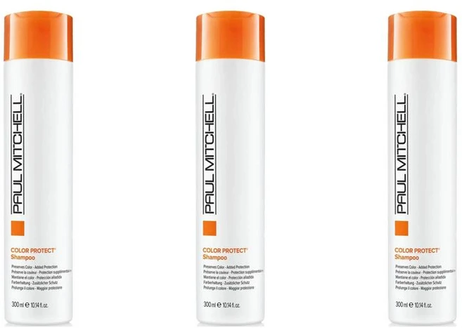 폴미첼 컬러 프로텍트 데일리 샴푸 300ml 3개 Paul Mitchell Color Protect Daily Shampoo - 쿠팡