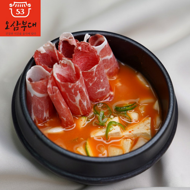 [밋앤밀] 오삼부대 5+1 차돌박이 된장찌개 340g 총 6팩, 단품