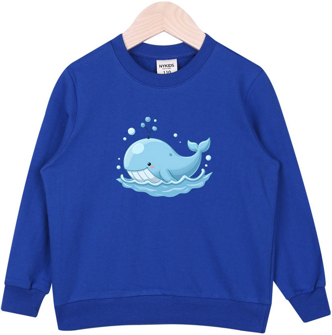 파도고래 맨투맨 쭈리 아동 키즈 티셔츠 A266