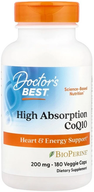 닥터스 베스트 Doctor's Best 고흡수율 CoQ10 BioPerine 함유 200mg 베지 캡슐 180정125492원산지:기타, 1개 - 쿠팡