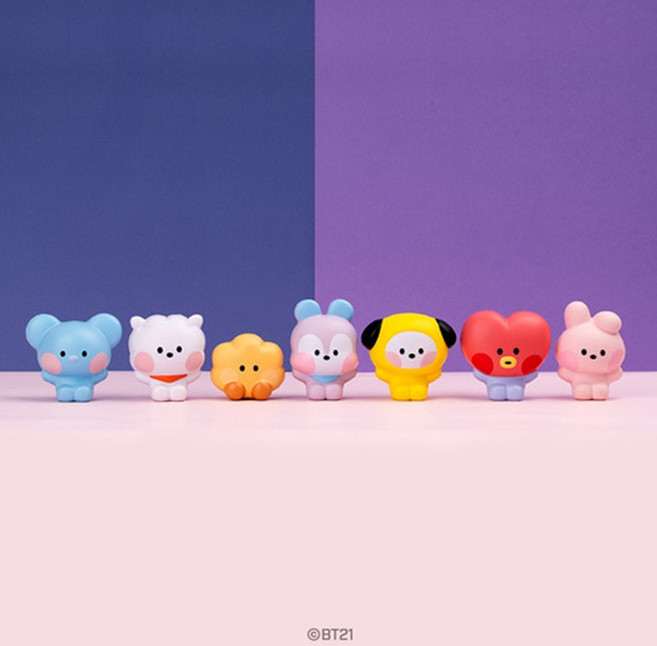BT21 미니니 스퀴시 인형, 치미 CHIMMY, 1개