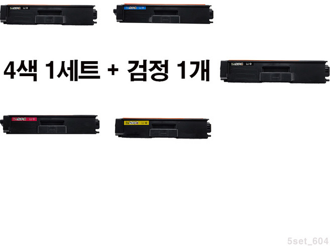[MOA 재생토너] 브라더 MFC L8600CDW 대용량 5색set, 1세트, 5색