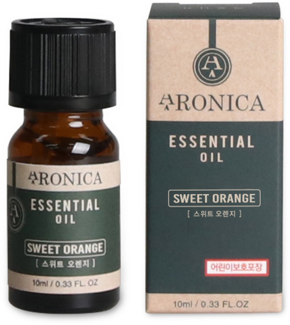 아로니카 프리미엄 싱글 아로마오일 스위트오렌지, 1개, 10ml