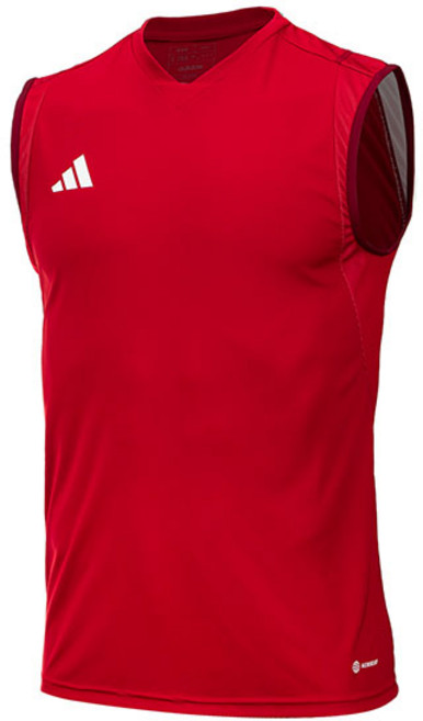 아디다스 남성용 가볍고 편안한 민소매 티셔츠 레드