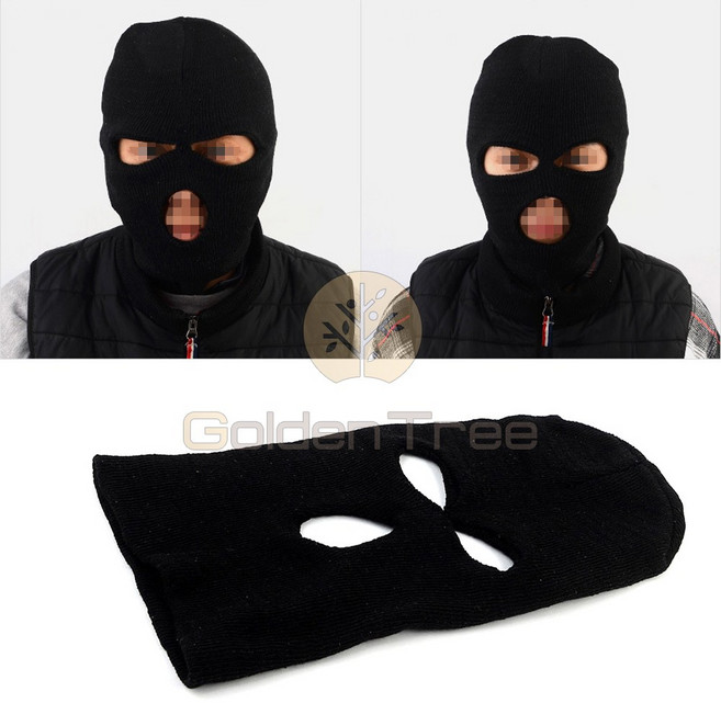 골든트리 검정 복면 모자 방한마스크 위장복면 니트 복면, 1개