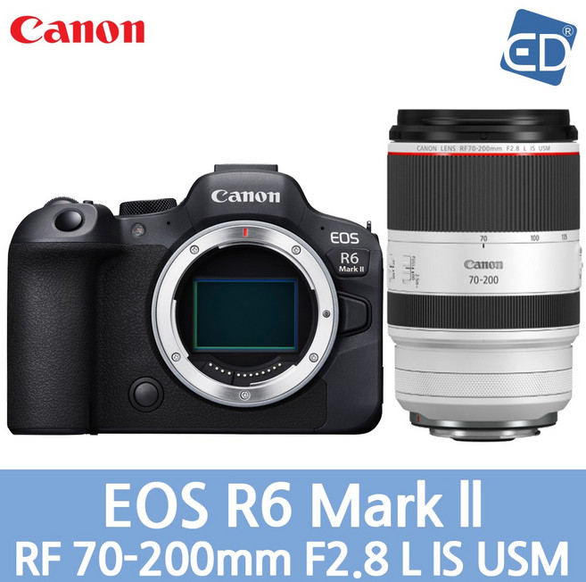 [캐논 정품] EOS R6 Mark II / 미러리스 카메라/ED, 04 R6 II+RF 70-200mm F2.8