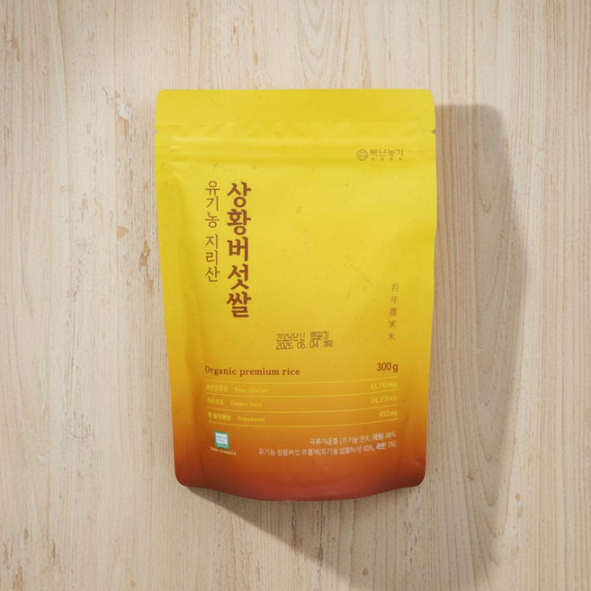 백년농가 상황버섯쌀 유기농 지리산 상황 버섯쌀, 1개, 300g
