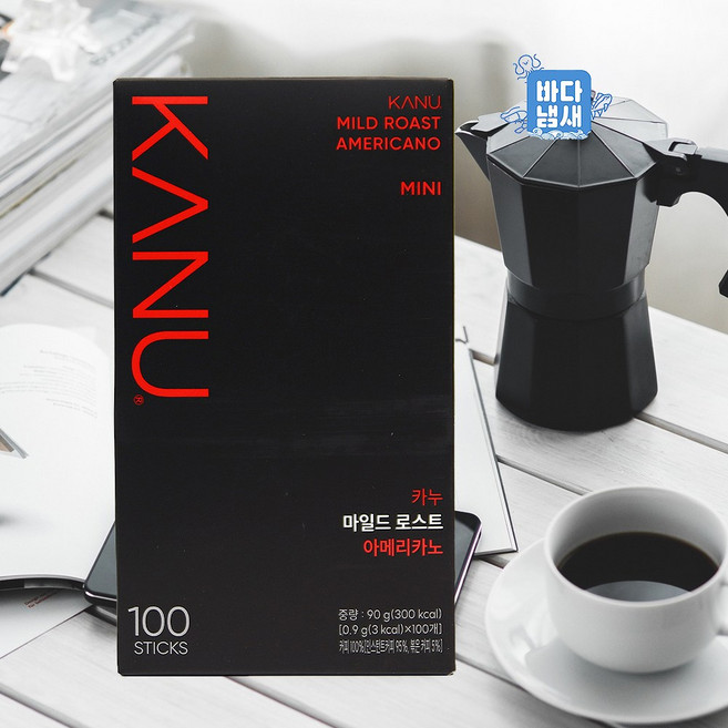 동서식품 맥심 카누 미니 마일드 로스트 아메리카노 0.9g x 100개입 블랙커피, 1, 100