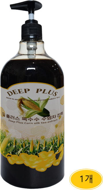 딥 플러스 옥수수 수염차 진액 PET 펌핑, 1개, 1kg