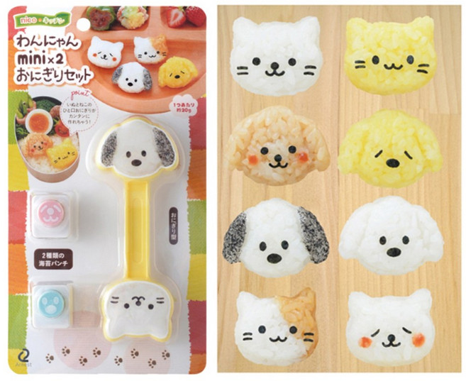 이홈베이킹 강아지 고양이 주먹밥틀 펀치, mix, 1개