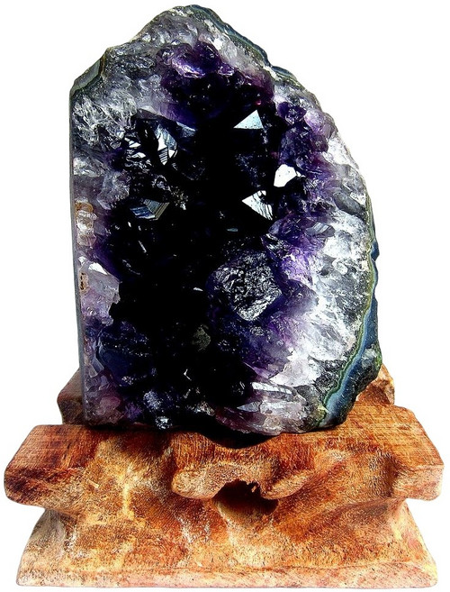 小樂珠寶 3A等級紫水晶洞 高檔能量擺件, 1個