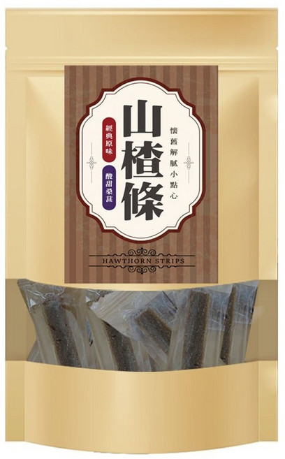山楂條 經典原味 懷舊解膩小點心, 100g, 1個