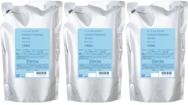 ORBIS 오르비스 클리어 컨디셔닝 바디워시 리필 260ml 3팩, 3개