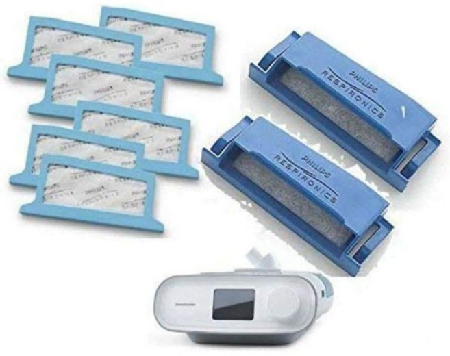 Philips Respironics 드림스테이션 꽃가루 필터 키트 6개 일회용 초미세 포함