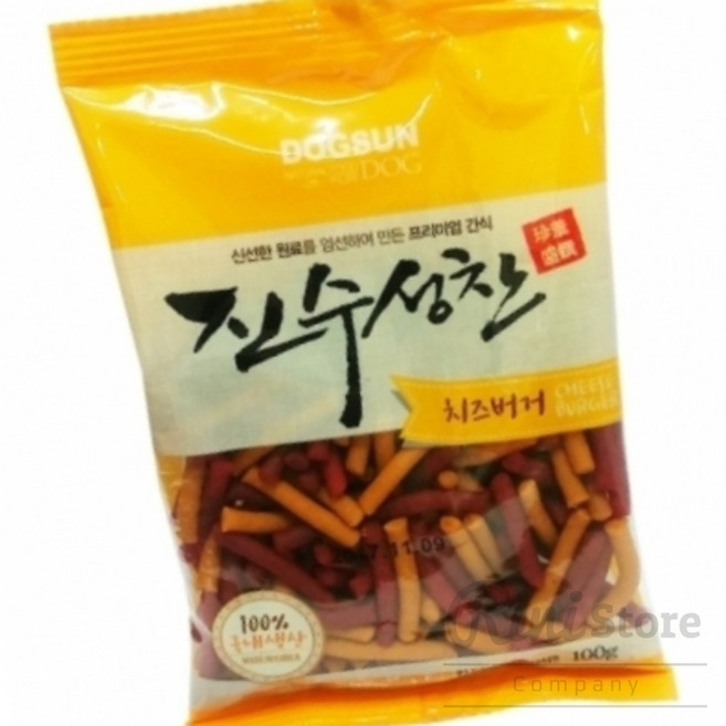 리니펫 치즈 버거 100G 노견간식
