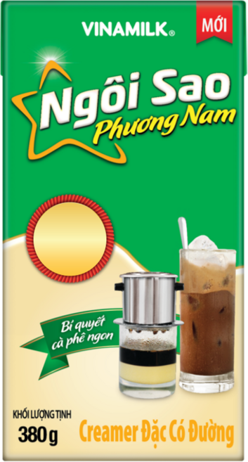 비나밀크 응오이사오 프엉남 연유, 380g, 1개