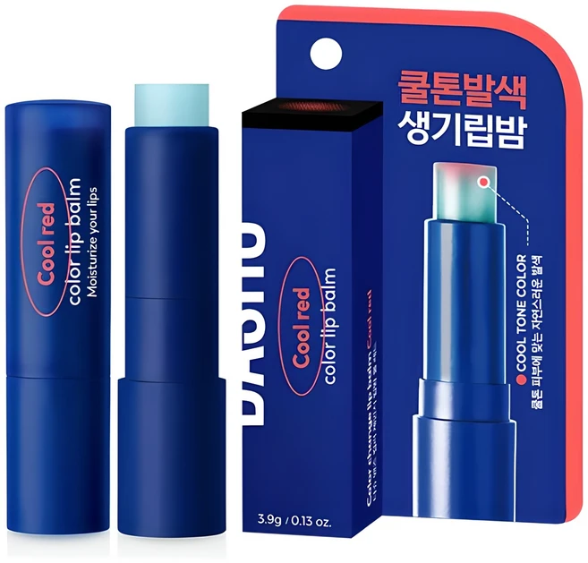 다슈 맨즈 컬러 체인지 립밤 4g, 쿨 레드, 1개 - 쿠팡