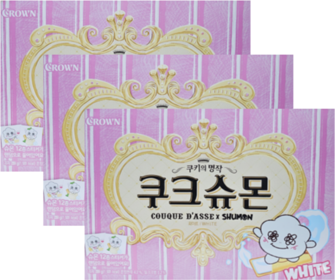 쿠크다스 쿠크슈몬 화이트, 289g, 3개