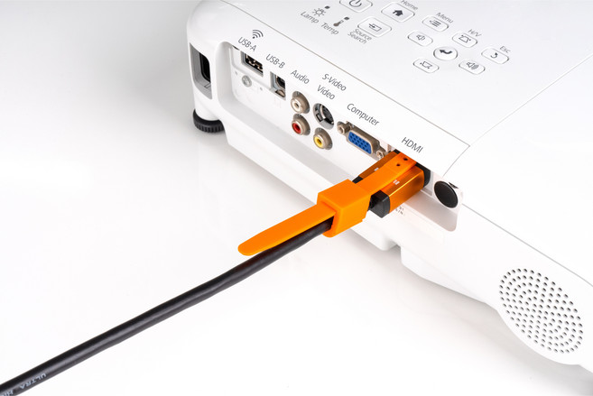 스마트키퍼 HDMI 케이블 고정 이탈 방지 락 듀얼모니터 카메라 스튜디오 방송장비 디지털 사이니지, 1개