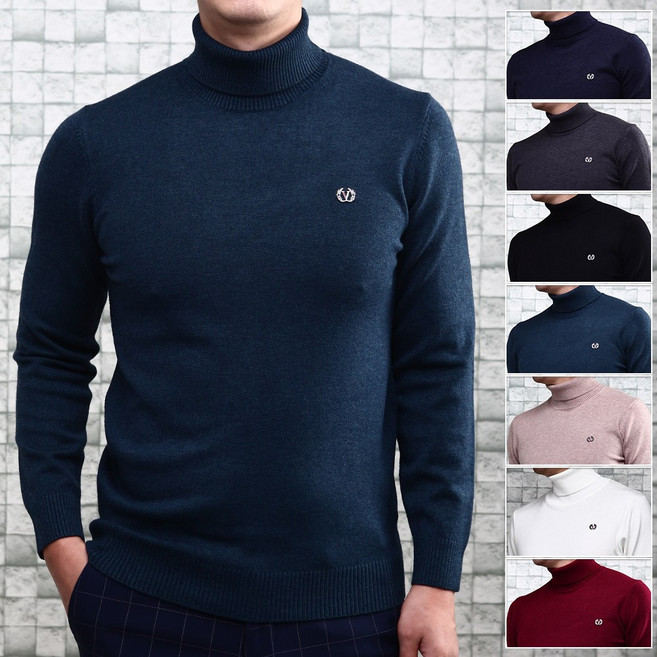 [샤인힐즈] 남성 VIP 프리미엄 울 니트 목폴라 VIP502