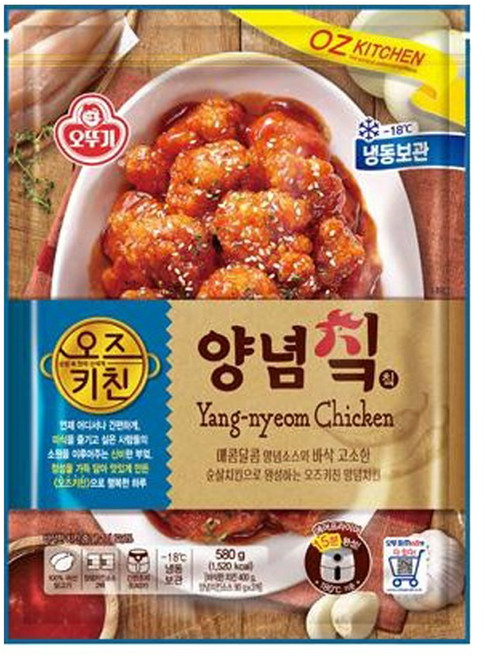 [오뚜기] 오즈키친 양념치킨 580g, 1개