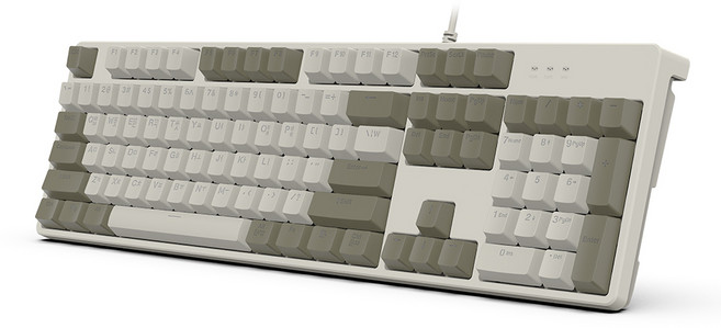 한성컴퓨터 게이밍 유선 기계식 키보드, 적축, GK204, 레트로