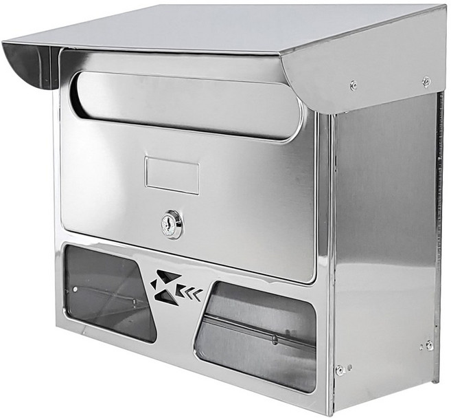 갓타입 지붕 루프 캡형 빗물받이 우편물 보호 우편함 우체통 편지통 편지함, 갓타입 전체ALL스텐-대, 1개