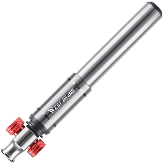 시그니처베이지 CO2 인젝터 자전거 휴대용 펌프 YPZ203, 1개, 실버