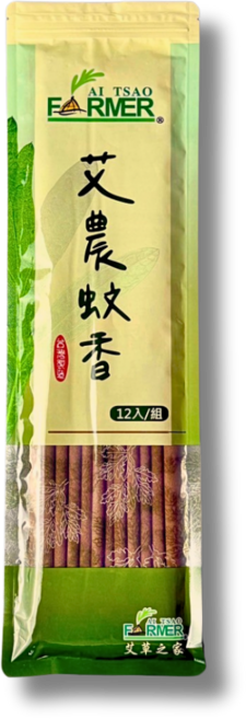 艾草之家 艾農蚊香棒 臺灣製 驅蚊淨化, 艾農蚊香棒2包, 咖啡色